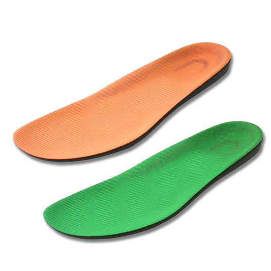 フットローブ 専用インソール コットン 足底筋膜炎対策 男性用 グリーン ライトオレンジ footrobe