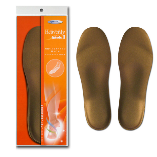 ヘブンリー インソール フルタイプ ブロンズ 足裏 サポート パンプス ハイヒール ブーツ 女性用 婦人用 レディース 立体形状 アーチ